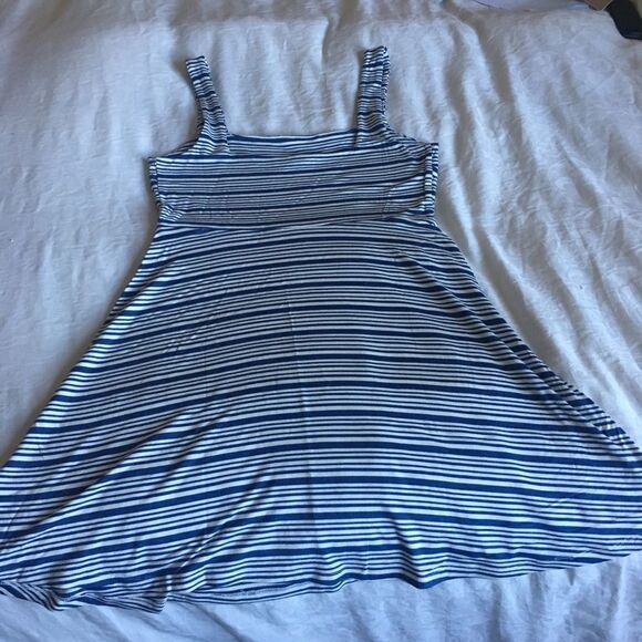 NWOT Socialite striped skater dress size L - Picture 3 of 5